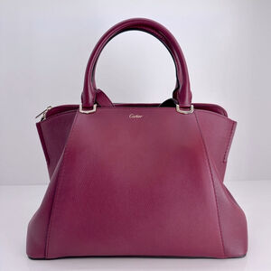 ❌sold ❌Cartier C de Cartier Burgundy Bag